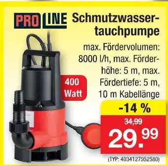 Zimmermann Pro line schmutzwasser-tauchpumpe Angebot