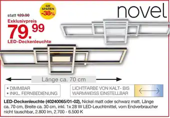 Möbelzentrum Pforzheim Novel led-deckenleuchte Angebot