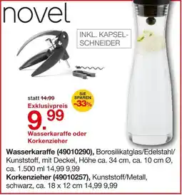 Möbelzentrum Pforzheim Novel wasserkaraffe Angebot