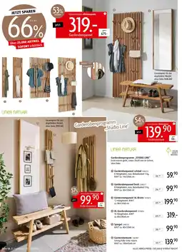 Zurbrüggen Linea natura garderobenpaneel schmal Angebot