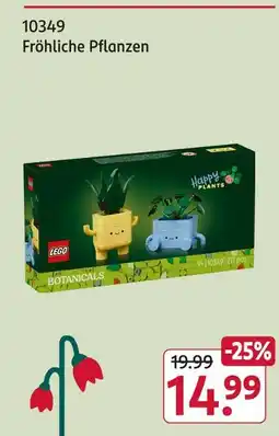 Rossmann Lego fröhliche pflanzen Angebot