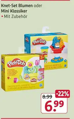 Rossmann Play-doh knet-set blumen oder mini klassiker Angebot