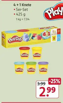Rossmann Play-doh 4 + 1 knete Angebot