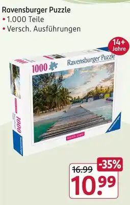 Rossmann Ravensburger puzzle Angebot