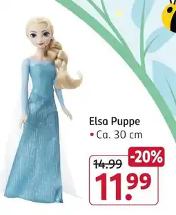 Rossmann Elsa puppe Angebot