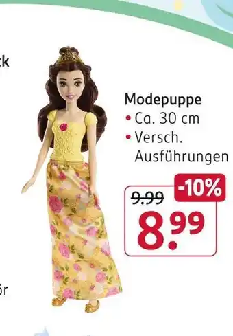 Rossmann Modepuppe Angebot