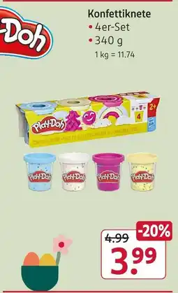Rossmann Play-doh konfettiknete Angebot