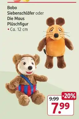 Rossmann Bobo siebenschläfer oder die maus plüschfigur Angebot