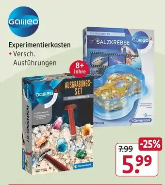 Rossmann Galileo experimentierkasten Angebot