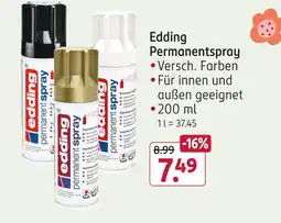 Rossmann Edding permanentspray Angebot