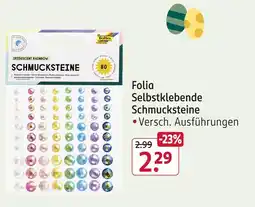 Rossmann Folia selbstklebende schmucksteine Angebot