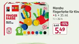 Rossmann Marabu fingerfarbe für kinder Angebot