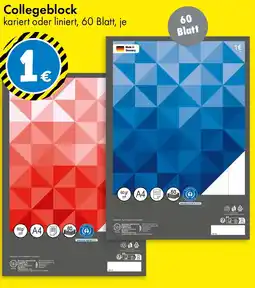 TEDi Collegeblock Angebot