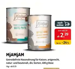 Das Futterhaus Mjamjam getreidefreie nassnahrung Angebot