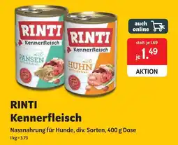 Das Futterhaus Rinti kennerfleisch Angebot
