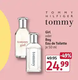 Rossmann Tommy hilfiger girl oder boy eau de toilette Angebot