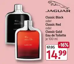 Rossmann Jaguar classic black eau de toilette Angebot