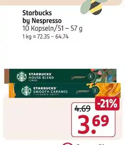 Rossmann Starbucks by nespresso Angebot