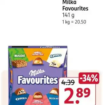 Rossmann Milka favourites Angebot