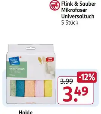 Rossmann Flink & sauber mikrofaser universaltuch Angebot