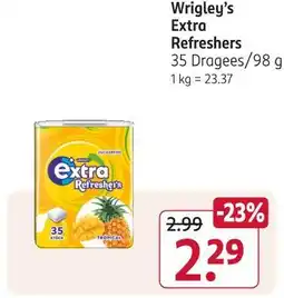 Rossmann Wrigley's extra refreshers Angebot