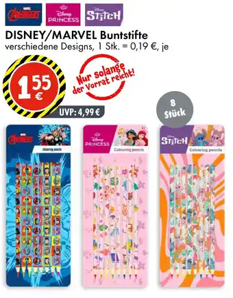 TEDi DISNEY/MARVEL Buntstifte Angebot