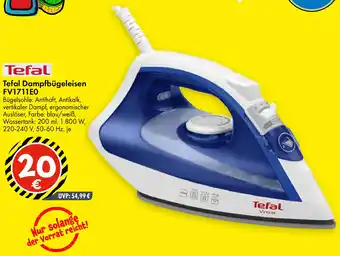TEDi Tefal Dampfbügeleisen FV1711E0 Angebot