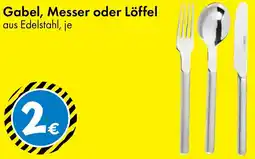TEDi Gabel, Messer oder Löffel Angebot