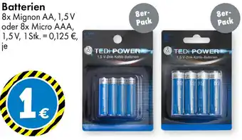 TEDi Batterien Angebot
