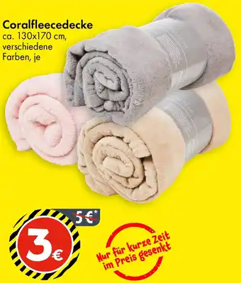 TEDi Coralfleecedecke Angebot
