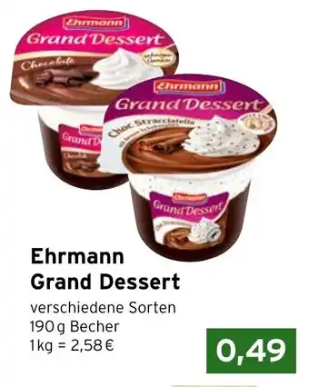 CAP Markt Ehrmann Grand Dessert Angebot