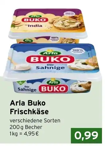 CAP Markt Arla Buko Frischkäse Angebot