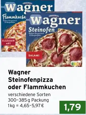 CAP Markt Wagner Steinofenpizza oder Flammkuchen Angebot