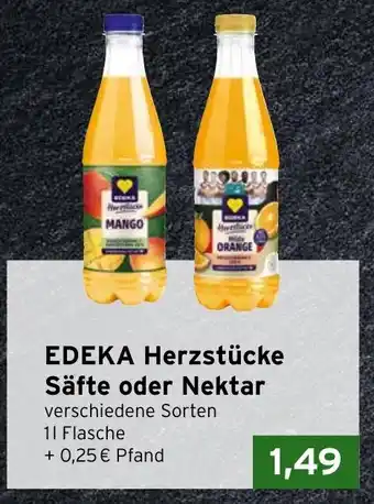 CAP Markt EDEKA Herzstücke Säfte oder Nektar Angebot