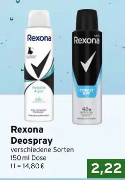 CAP Markt Rexona Deospray Angebot
