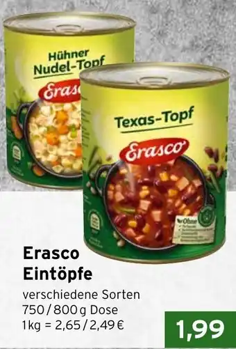 CAP Markt Erasco Eintöpfe Angebot