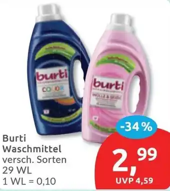 Budni Burti Waschmittel Angebot