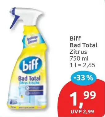Budni Biff Bad Total Zitrus Angebot