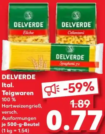 Kaufland DELVERDE Ital. Teigwaren Angebot