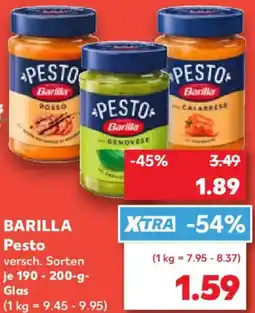 Kaufland BARILLA Pesto Angebot