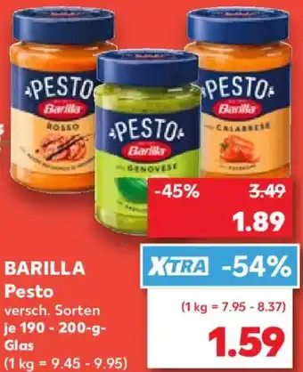 Kaufland BARILLA Pesto Angebot