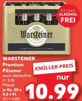Kaufland WARSTEINER Premium Pilsener Angebot