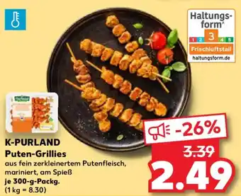 Kaufland K-PURLAND Puten-Grillies Angebot