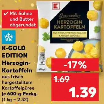 Kaufland K-GOLD EDITION Herzogin Kartoffeln Angebot