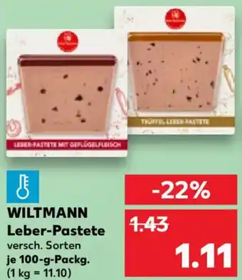 Kaufland WILTMANN Leber-Pastete Angebot