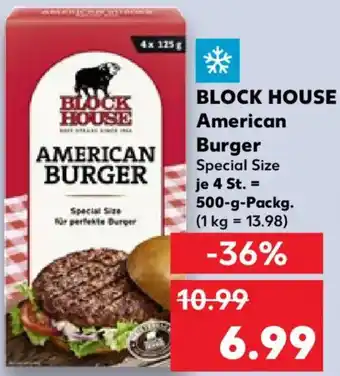 Kaufland BLOCK HOUSE American Burger Angebot