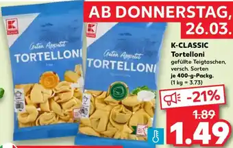 Kaufland K-CLASSIC Tortelloni Angebot