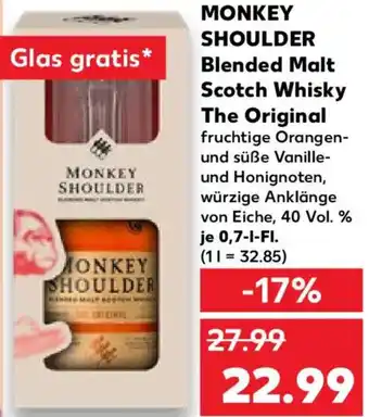 Kaufland MONKEY SHOULDER Blended Malt Scotch Whisky The Original Angebot