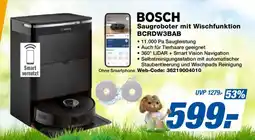 Expert BOSCH Saugroboter mit Wischfunktion BCRDW3BAB Angebot