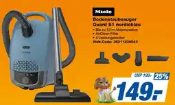 Expert Miele Bodenstaubsauger Guard S1 nordicblau Angebot